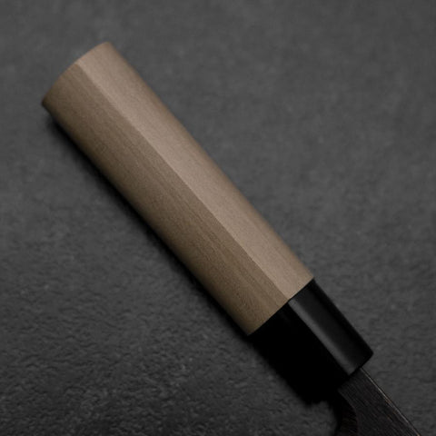 Deba Blue Steel #2 Kurouchi Manche en Magnolia 165mm-[Musashi]-[Couteaux de cuisine japonais]