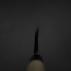 Deba Blue Steel #2 Kurouchi Manche en Magnolia 180mm-[Musashi]-[Couteaux de cuisine japonais]