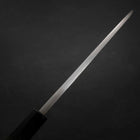 Deba Blue Steel #2 Suminagashi Manche en Buffle et Ébène 180mm-[Musashi]-[Couteaux de cuisine japonais]