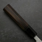 Deba Blue Steel #2 Suminagashi Manche en Buffle et Ébène 180mm-[Musashi]-[Couteaux de cuisine japonais]