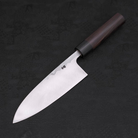 Deba Blue steel #2 Damas Manche en Bois de Rose 180mm-[Musashi]-[Couteaux de cuisine japonais]