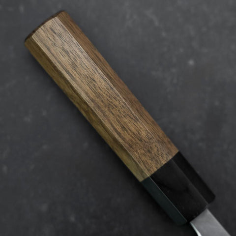 Deba Blue steel #2 Kasumi Manche Occidental en Acajou 150mm-[Musashi]-[Couteaux de cuisine japonais]
