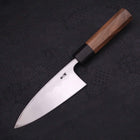 Deba Blue steel #2 Kasumi Manche en Noyer 135mm-[Musashi]-[Couteaux de cuisine japonais]