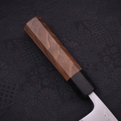 Deba Blue steel #2 Kasumi Manche en Noyer 135mm-[Musashi]-[Couteaux de cuisine japonais]