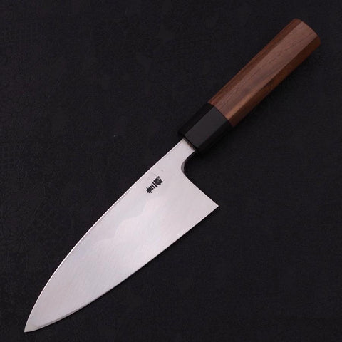 Deba Blue steel #2 Kasumi Manche en Noyer 150mm-[Musashi]-[Couteaux de cuisine japonais]