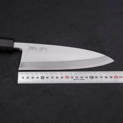 Deba Blue steel #2 Kasumi Manche en Noyer 195mm-[Musashi]-[Couteaux de cuisine japonais]