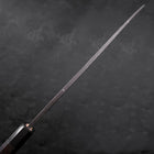 Deba Blue Steel #2 Kurouchi Manche en Buffle et Ébène 300mm - Epais-[Musashi]-[Couteaux de cuisine japonais]