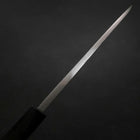 Deba Blue steel #2 Suminagashi Manche en Buffle et Ébène 165mm-[Musashi]-[Couteaux de cuisine japonais]