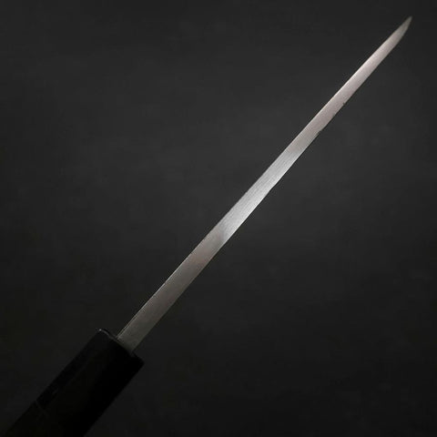 Deba Blue steel #2 Suminagashi Manche en Buffle et Ébène 165mm-[Musashi]-[Couteaux de cuisine japonais]