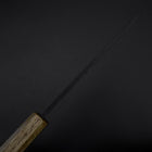 Deba Double-Tranchant White Steel #2 Kurouchi Manche en Chêne 150mm-[Musashi]-[Couteaux de cuisine japonais]