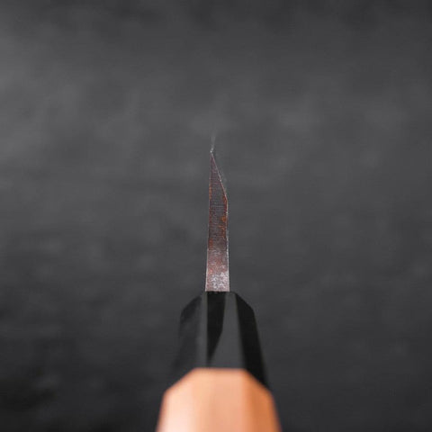 Deba Gaucher AUS-10 Poli Manche en Buffle et bois de Teck 165mm-[Musashi]-[Couteaux de cuisine japonais]