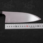 Deba Gaucher AUS-10 Poli Manche en Buffle et bois de Teck 165mm-[Musashi]-[Couteaux de cuisine japonais]