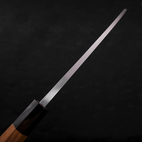 Deba Gaucher AUS-10 Poli Manche en Buffle et bois de Teck 180mm-[Musashi]-[Couteaux de cuisine japonais]