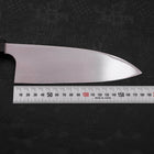 Deba Gaucher AUS-10 Poli Manche en Buffle et bois de Teck 180mm-[Musashi]-[Couteaux de cuisine japonais]