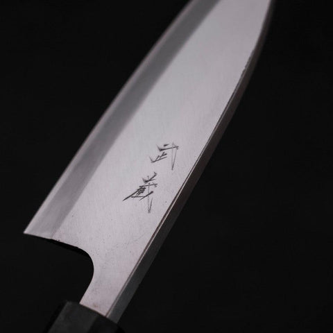 Deba Gaucher Hand AUS-10 Poli Manche en Buffle et Bois de Wengé 150mm-[Musashi]-[Couteaux de cuisine japonais]