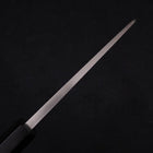 Deba Gaucher Silver Steel #3 Kasumi Manche en Buffle et Ébène 165mm-[Musashi]-[Couteaux de cuisine japonais]