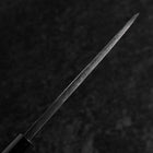 Deba Gaucher White Steel #2 Kurouchi Tsuchime Manche en Cerisier 165mm-[Musashi]-[Couteaux de cuisine japonais]