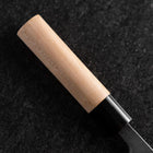 Deba Gaucher White Steel #2 Kurouchi Tsuchime Manche en Cerisier 165mm-[Musashi]-[Couteaux de cuisine japonais]