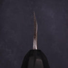 Deba Left Hand Silver Steel #3 Kasumi Buffalo Ebony Handle 180mm-[Musashi]-[Couteaux de cuisine japonais]