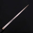 Deba Left Hand Silver Steel #3 Kasumi Buffalo Ebony Handle 180mm-[Musashi]-[Couteaux de cuisine japonais]