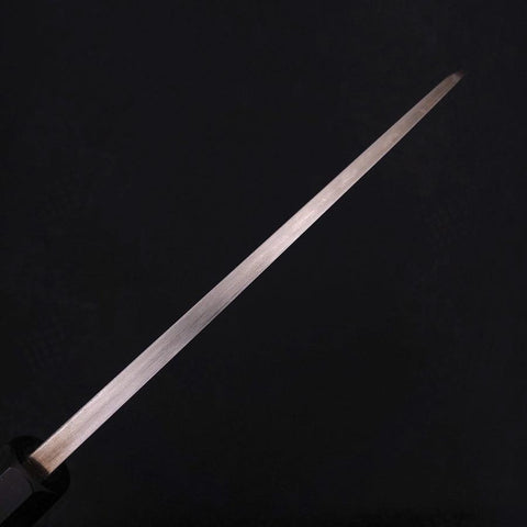 Deba Left Hand Silver Steel #3 Kasumi Buffalo Ebony Handle 180mm-[Musashi]-[Couteaux de cuisine japonais]