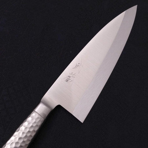 Deba Molybdenum Inox Intégral Manche Occidental 135mm-[Musashi]-[Couteaux de cuisine japonais]