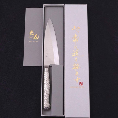 Deba Molybdenum Inox Intégral Manche Occidental 135mm-[Musashi]-[Couteaux de cuisine japonais]