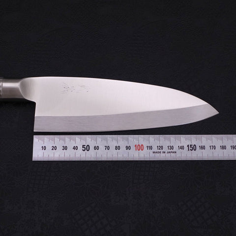 Deba Molybdenum Inox Intégral Manche Occidental 180mm-[Musashi]-[Couteaux de cuisine japonais]