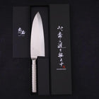 Deba Molybdenum Inox Intégral Manche Occidental 180mm-[Musashi]-[Couteaux de cuisine japonais]