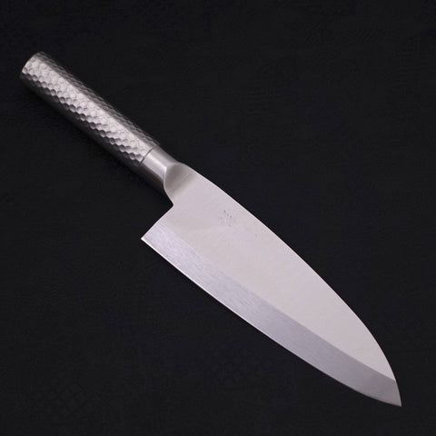 Deba Molybdenum Inox Intégral Manche Occidental 180mm-[Musashi]-[Couteaux de cuisine japonais]