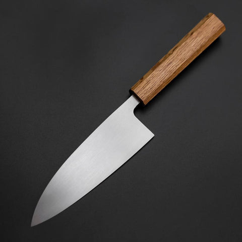Deba SK Steel Kasumi Manche en Chêne 150mm-[Musashi]-[Couteaux de cuisine japonais]
