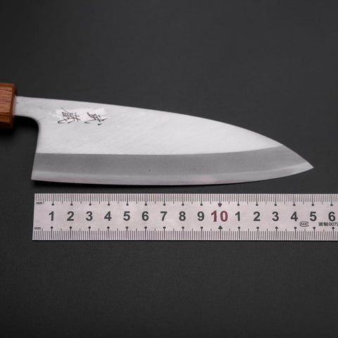 Deba SK Steel Kasumi Manche en Chêne 150mm-[Musashi]-[Couteaux de cuisine japonais]