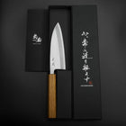 Deba SK Steel Kasumi Manche en Chêne 150mm-[Musashi]-[Couteaux de cuisine japonais]