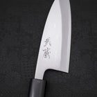 Deba SK Steel Kasumi Manche en Magnolia 120mm-[Musashi]-[Couteaux de cuisine japonais]