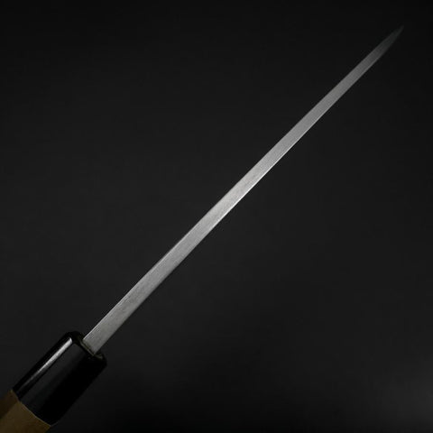 Deba Silver Steel #3 Kasumi Buffalo Magnolia Handle 180mm (7”)-[Musashi]-[Japanese-Kitchen-Knives]