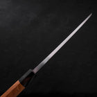 Deba Silver Steel #3 Kasumi Manche en Buffle et bois de Teck 210mm-[Musashi]-[Couteaux de cuisine japonais]