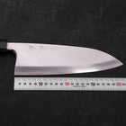 Deba Silver Steel #3 Kasumi Manche en Buffle et bois de Teck 210mm-[Musashi]-[Couteaux de cuisine japonais]