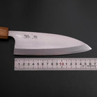 Deba Silver Steel #3 Kasumi Manche Yaki Urushi 165mm-[Musashi]-[Couteaux de cuisine japonais]