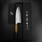 Deba Silver Steel #3 Kasumi Manche Yaki Urushi 165mm-[Musashi]-[Couteaux de cuisine japonais]