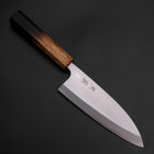 Deba Silver Steel #3 Kasumi Manche Yaki Urushi 165mm-[Musashi]-[Couteaux de cuisine japonais]