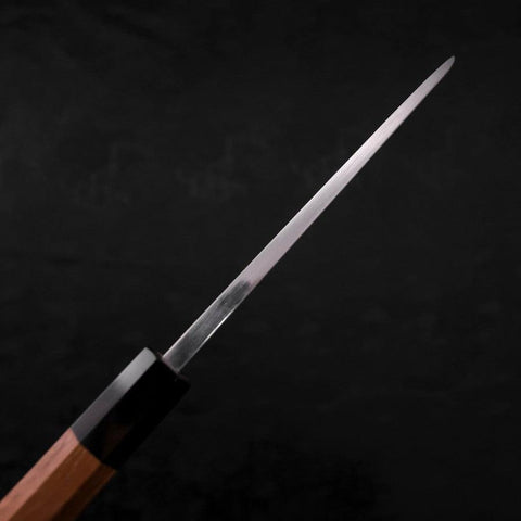 Deba Silver Steel #3 Kasumi Manche en Buffle et Bois de Teck 165mm-[Musashi]-[Couteaux de cuisine japonais]