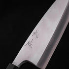 Deba Silver Steel #3 Kasumi Manche en Buffle et Bois de Teck 180mm-[Musashi]-[Couteaux de cuisine japonais]