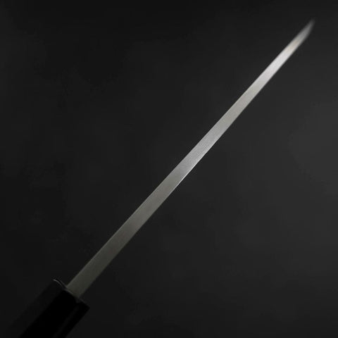 Deba Silver Steel #3 Kasumi Manche en Buffle et Bois de Teck 180mm-[Musashi]-[Couteaux de cuisine japonais]