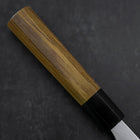 Deba Silver Steel #3 Kasumi Manche en Buffle et Bois de Teck 180mm-[Musashi]-[Couteaux de cuisine japonais]