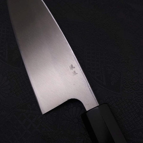 Deba Silver Steel #3 Kasumi Manche en Buffle et Ébène 165mm-[Musashi]-[Couteaux de cuisine japonais]