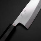 Deba Silver Steel #3 Kasumi Manche en Buffle et Ébène 165mm-[Musashi]-[Couteaux de cuisine japonais]