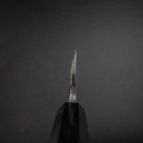 Deba Silver Steel #3 Kasumi Manche en Buffle et Ébène 165mm-[Musashi]-[Couteaux de cuisine japonais]