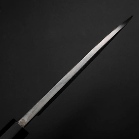 Deba Silver Steel #3 Kasumi Manche en Buffle et Ébène 165mm-[Musashi]-[Couteaux de cuisine japonais]