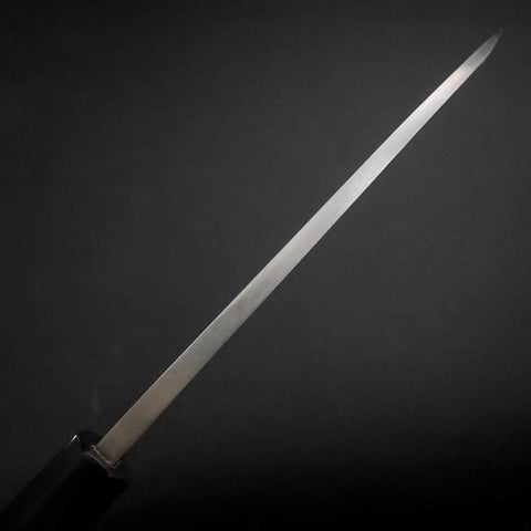 Deba Silver Steel #3 Kasumi Manche en Buffle et Ébène 165mm-[Musashi]-[Couteaux de cuisine japonais]