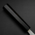 Deba Silver Steel #3 Kasumi Manche en Buffle et Ébène 165mm-[Musashi]-[Couteaux de cuisine japonais]